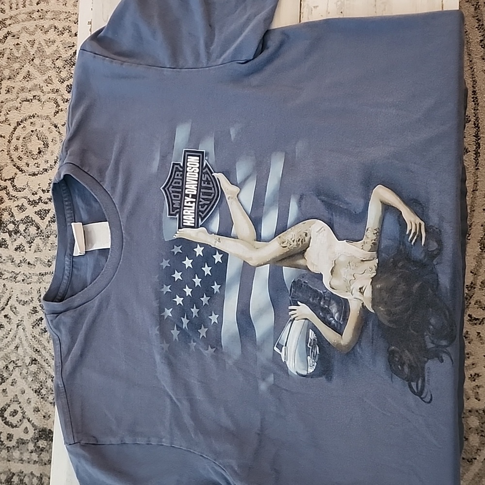 2 Men's Harley davidson tshirts